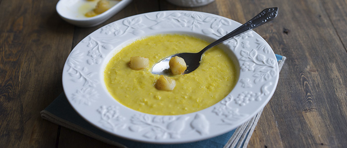 Кукурузный суп со сливками